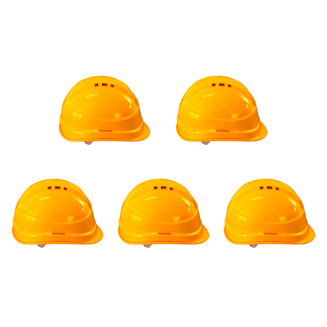 Ladwa Yellow Safety Helmets - Pack of 5